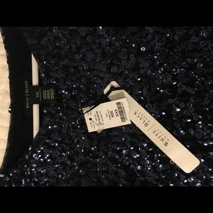 New with Tags Whit House Black Market Sequin top